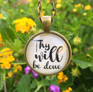 Thy Will Be Done Necklace - Redeemed Jewelry