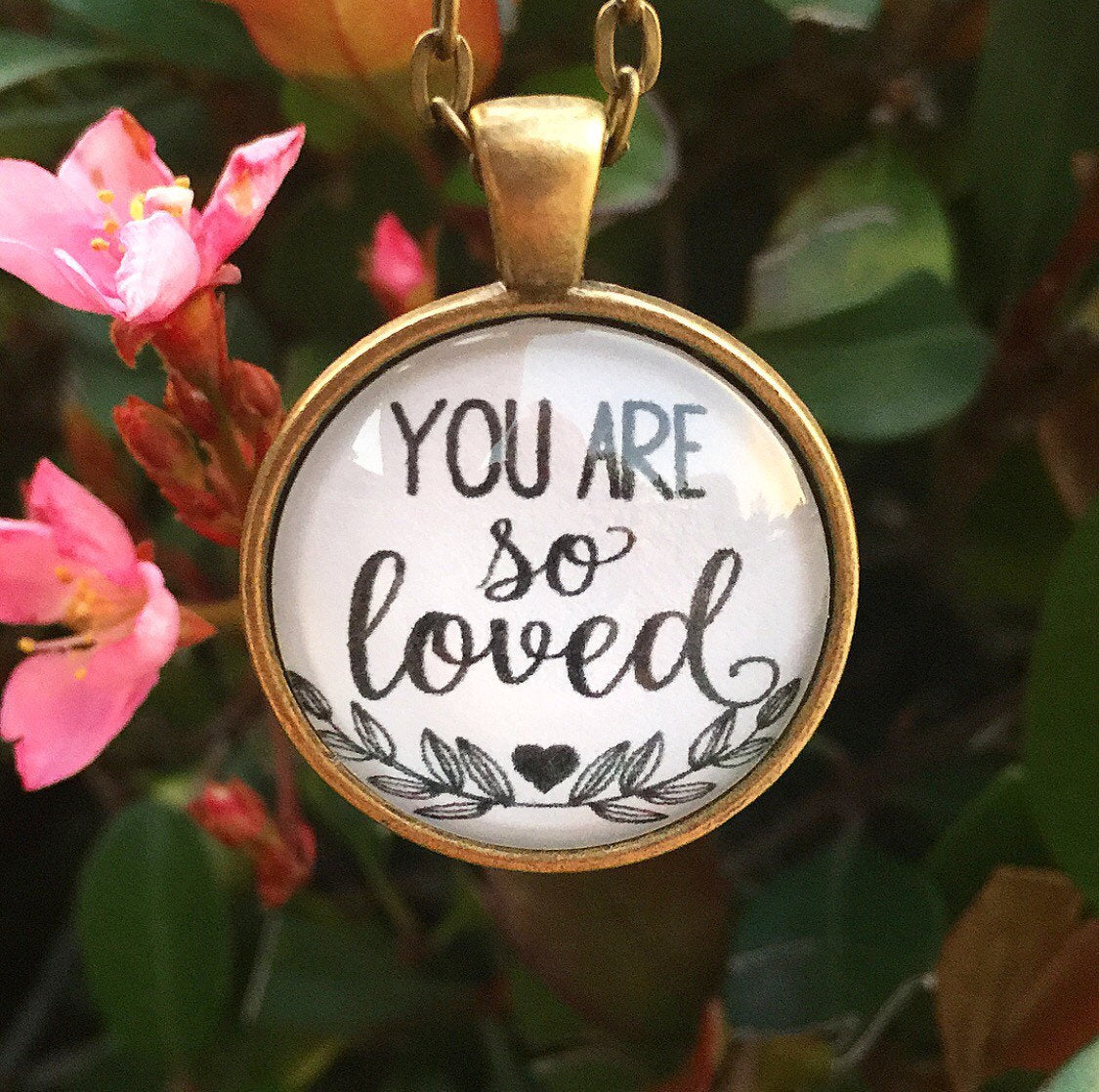 You are So Loved Pendant Necklace - Redeemed Jewelry