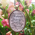 Always Remember Necklace - Redeemed Jewelry