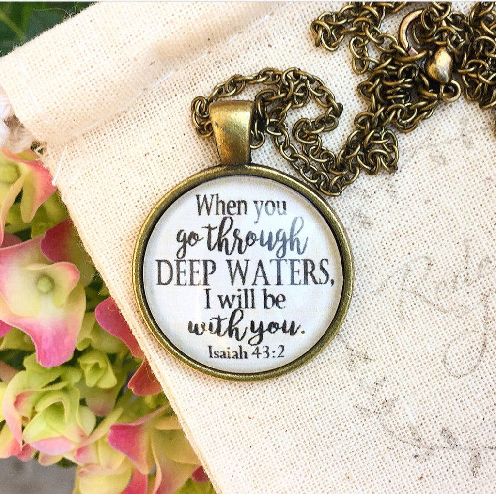 Isaiah 43:2 Deep Waters Necklace - Redeemed Jewelry