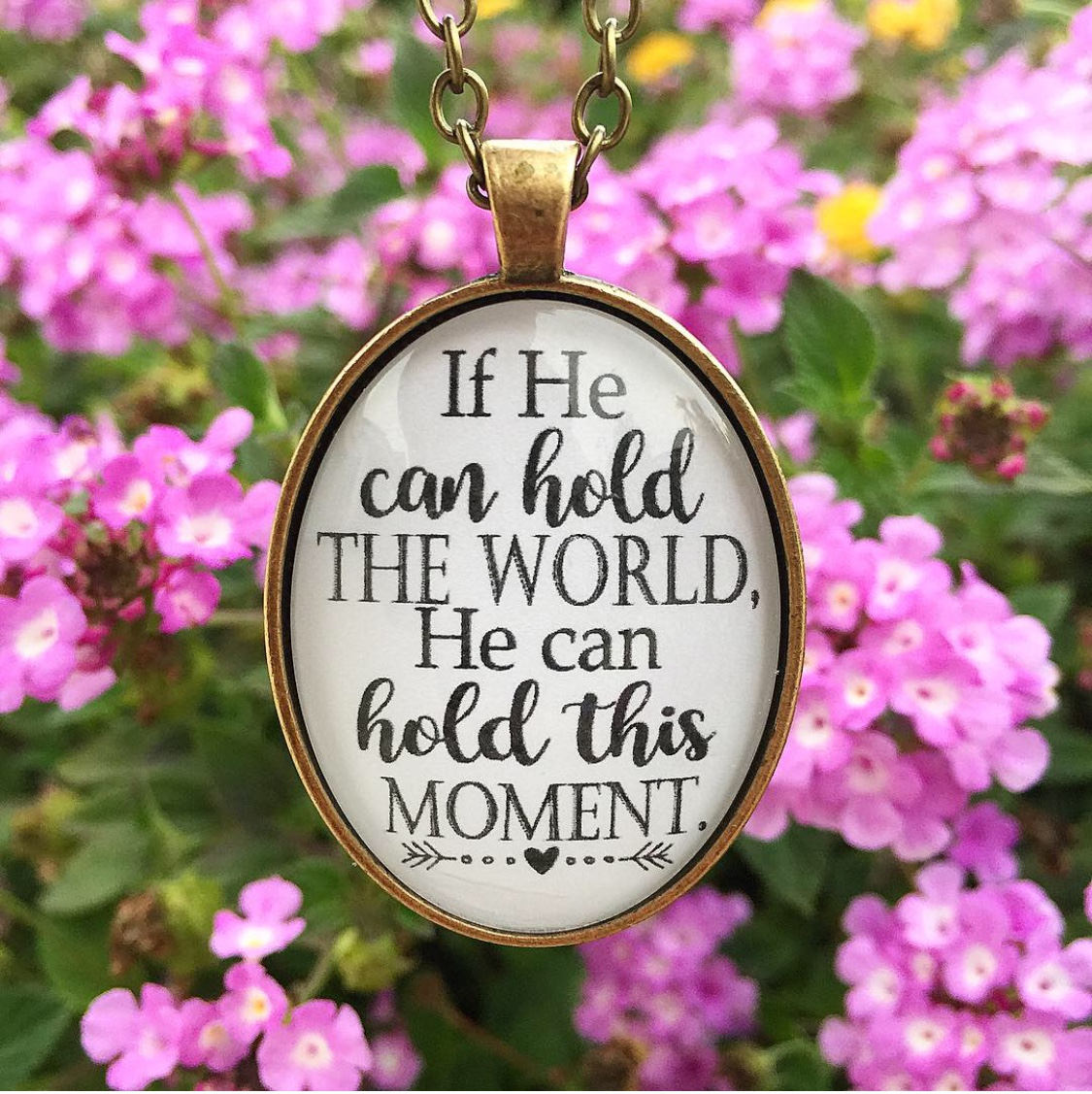 Hold This Moment Pendant Necklace - Redeemed Jewelry