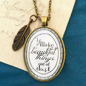 Gungor "You Make Beautiful Things" Pendant Necklace - Redeemed Jewelry