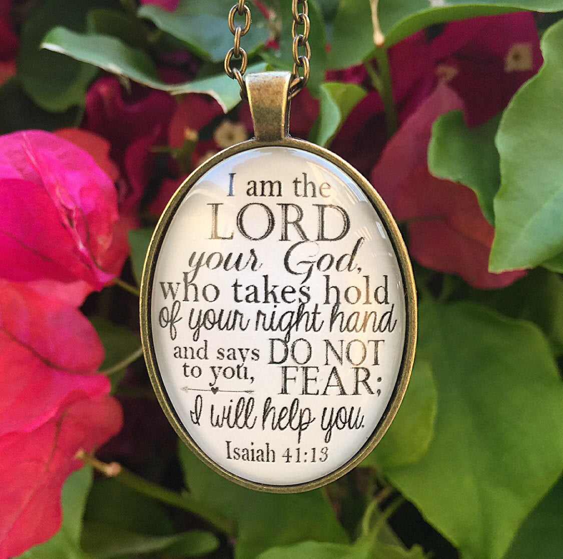 Isaiah 41:13 Necklace - Redeemed Jewelry