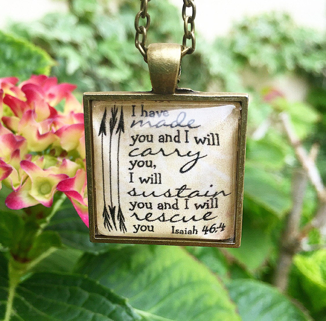Isaiah 46:4 Necklace - Redeemed Jewelry